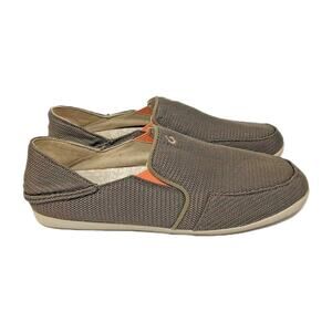 OluKai Waialua Mesh Loafer Shoes Women's 10 EU 40 Brown Mustang Slip On Casual
